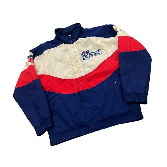 Vintage 1990's New England Patriots Apex One Authentic Pro Line Puffer Jacket M - Picture 3 of 9